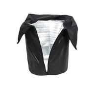 Harilla Plant Winter Protection Pot Anti Frost Insulation Lining Flower Pot Protection Bag for Gardening Accessories Potted Plants, Black