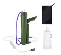 Harilla Portable Purification Dev Hand Pump Water Strainer Purifier System With Manual Pump And Inline For Outdoor Trekking Backpacking