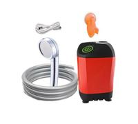 Harilla Portable Shower Pump Camping Shower Compact Handheld Rechargeable with Showerhead Multipurpose for Gardening RV Backpacking, no temp display