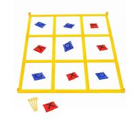Harilla Portable X's and Game with Stakes | strap net, Lawn X's and Game with Stakes, Heavy Duty, for Backyard, Parties, Family