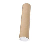 Harilla Poster Tubes Inner Dia 6cm Cardboard with Caps Round Large Packing Tubes Long Cardboard for Art Prints Poster Art Shipping Storage Container , 50cm