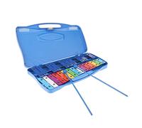 Harilla Professional 25 Note Xylophone Perfectly Tuned Glockenspiel and Two Mallets with Case for Toddlers Kids Preschool Baby Musical Instrument, Blue