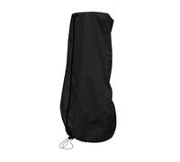 Harilla Punching Bag Cover Water Resistant Black with Drawstring Replacement Thickened Standing Boxing Bag Cover 420D Oxford, 56cmx168cm