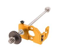 Harilla RC Car Motor Mount Center Drive Shaft 1:28 Upgrade Kit Aluminum Alloy Easy Assembly Motor Gear Mount Gear for 284131 K989, Gold