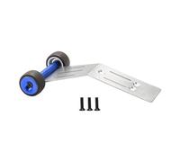 Harilla RC Wheelie Bar Upgrades Part Professional Easy to Install Part Heads up Wheel for 1/10 Scale Vehicles Accessories RC Car, blue