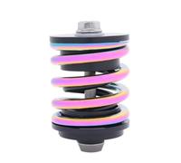 Harilla Rear Shock Absorber Spring Damper Alloy Cylinder For Folding Bike With 16-inch Wheels Steadier Ride Central Metal Core Fit Suitable for commuting neighborhood rides paved routes, Multicolor