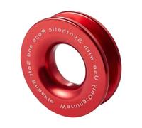 Harilla Recovery 1/2" 7/16" Soft Shackle Sturdy Easy Use Heavy Duty Winch Accessories Aluminum Alloy for Truck, Red
