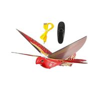Harilla Remote Control Bird Toy Flying RC Bird Toy for Kids Unique for Boys and Girls RC Toy Simulated Flapping Bird Toy for Outdoor, red