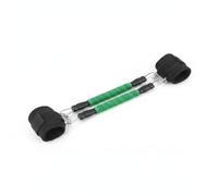 Harilla Resistance Training Band Chest Expander Elastic Tube Portable Exercise Rope With Foot Straps And Metal Hook Ends For Leg And Spine Training Suitable, Green, 20 Lbs