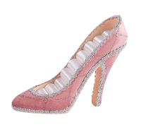 Harilla Rings Display Stand Jewelry Stand Versatile Necklace Rings Holder Earrings Organizer for Home Countertop Shop Stores Selling, Pink 14x11cm