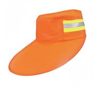 Harilla Road Work Mesh Ventilated Reflective Baseball Hat Polyester Headwear Reinforced Apparel Suitable for construction zones landscaping jobs rail, Org Flat Top Wide