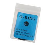 Harilla Round Gasket Seal Washers Repair Parts Jewelers Watch Accessories Professional Jewelry Watch Back Case Gasket Rubber O Rings, CS 0.8MM