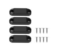 Harilla RV Door Holder RV Storage Door Latch Replaces High Performance Motor Homes Premium Modern Simple Installation Trailer Parts, 2 Set Black