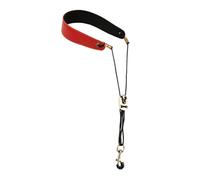 Harilla Saxophone Neck Strap Sax Shoulder Strap Comfortable Portable Stable Saxophone Carry Strap Sax Neck Harness for Alto Gifts, Red