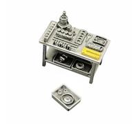 Harilla Scale Garage Display 1/64 Workbench Model Engine Bench Diorama Accessory Miniature Table Resin Build for collectors and model builders workshops city street scenes gift giving, D Set