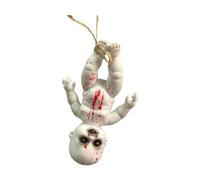 Harilla Scary Props Creepy Doll Hanging Horror Prop Realistic Haunted Doll Spooky Dolls for Halloween Haunted House Outside Bar Home, boy large