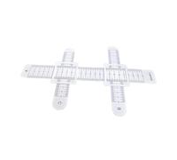 Harilla Scoliosis Meter Ornament Versatile Adults Children Easy to Use Scoliosis Evaluation Sturdy Body Limb Measurement Tool White