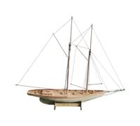 Harilla Ship Model Wooden Building Kits 1/87 Construction Decoration Teaching Exhibition Handcraft Vessel Sailboat Assembly 3D Puzzle