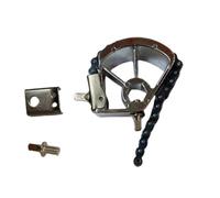 Harilla Single Pedal Double Chain Drum Set,Accessories Musical Instrument Convenience, Pedal Hammer Pedal Chain Pedal Drum Accessory, sliver