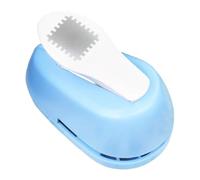 Harilla Small Stamp Edge Punch Scrapbook Manual Craft Paper Puncher Creative DIY Cutter Punching Tool Postage Hole Punch for Arts Crafts, DIY Projects, Wedding Cards, Blue