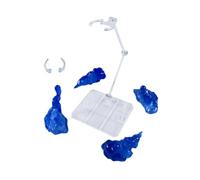Harilla Smoke Effect Models Diorama Scene Accessories Decoration Portable Funny Display Stand Artificial Smoke Props for Home Shelf, Blue