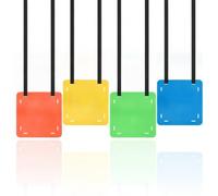 Harilla Soccer Training Equipment Target Boards Set With Hook And Loop Straps Square Flat Markers Flexible TPE Easy To Attach For Coaches Suitable for goal practice fence net targeting
