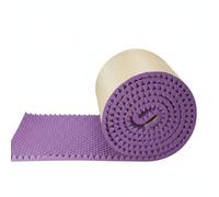 Harilla Soundproof Cotton Panel Acoustic Foam Panel Tile Pad with Dense Wave Surface for Reverberation Control and Polyurethane Material for Audio Studios KTV Rest Areas , Purple , 70mm