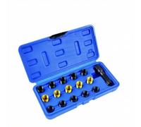 Harilla Spark Plug Repair Repair Tool Set Insert Kit With Steel Taps And Metal Inserts in Organized Case for Renewing Engine Head Plug Ports Suitable for Home Garage Workshop Auto Shop