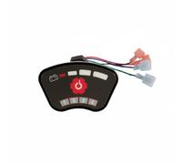 Harilla Starter Push Button Ignition Switch Keyless Start Kit With Indicator Panel And Wiring For TXT Club Car DS Precedent 36V-48V Suitable for daily driving course fleets maintenance crews use