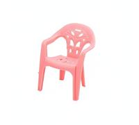 Harilla Stool Miniature Armchair Dollhouse Chair Toy Accessory Hollow-Out Backrest Space-Saving Storage Suitable for Hobbyists Collectors Play Environment, Pink