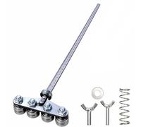 Harilla Straight Cut Guide Rail with Roller Base | Stainless Steel Construction, Carpentry Guide Bar, for Home Renovation, Woodworkers, Home hobbyists