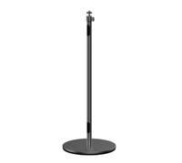 Harilla Support Stand Adjustable Floor Tripod With Telescopic Column And Gimbal Head Aluminum Alloy Build Stable Round Weighted compact corner fit suitable, Black, 250-960 Adjustable Height