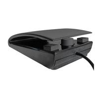 Harilla Sustain Pedal Silent Compact Universal Foot Pedal for Musical Instruments Accessories for Keyboard Drums Pianos Training, 6.5mm interface