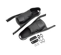 Harilla Swimming Fins Diving Fin Components With Foot Pockets Open Heel Pocket Side Rails Mounting Hardware Rubber Build for snorkeling adventures swim coaching dive training , Black , M 39-40