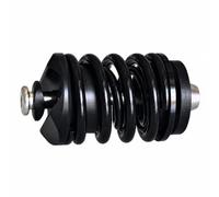 Harilla System Folding Bike Shock Absorber Rear Shock Coil Spring Damper Replacement Compact Ride Upgrade Stainless Core Lightweight Suitable for city commuting daily riding town, Black