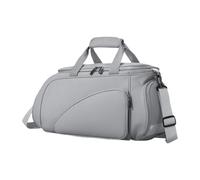 Harilla Table Tennis Bag, Pong Equipment Carrier,Wet Dry Separation,Multi Pocket Design,Sports Gym Bag, Gray