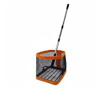 Harilla Table Tennis Ball Retriever Picker Collection With Stainless Steel And Nylon for Rapid Multi Angle Recovery Suitable for Coaching Practice Rooms Solo, Orange