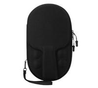 Harilla Table Tennis Racket Case Paddle Cover Carry Bag Holder with Oxford and Eva Composite for Protection and Large Capacity Suitable for Club Matches Practice, Black