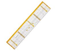 Harilla Tailor Patchwork Ruler Sewing Tool Handmade Measuring Supplies Craft DIY Tools Patchwork Ruler, Clear Ruler for Measure Mark