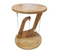 Harilla Tensegrity Structure Floating Table Model Tabletop Speaker Stand Speaker Holder Early Education Toy for Office TV Cabinet, Round