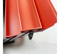 Harilla Three-Tier Folding Metal Sturdy Metal Cantilever Heavy Duty Steel with Carrying Handle for Handymen, Workshop, Repair Areas