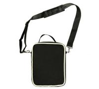 Harilla Thumb Piano Cover Case Bag Pouch with Front Flap and Locking Closure Microfiber Leather Storage Carrier with Top Handle and Long Strap Suitable for, Square Bag, Array, Black Oxford Cloth