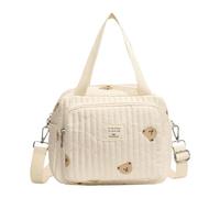 Harilla Tote Bag for Women Embroidery Purse Storage Bag for Travel Working Casual Party, Bear