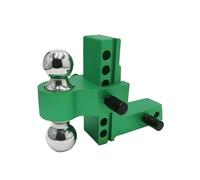 Harilla Trailer Arm Hitch with Tow Balls | Aluminum Alloy, Strong, Adjustable Ball Mount, for Towing, Truck Owners, Green