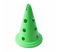 Harilla Training Cone Marker Agility Cone Sports Cone Field Cone With Pre Drilled Ports For Pole Placement And Hurdle Suitable for athletic coaching coordination work classes, Green