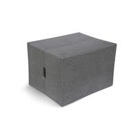 Harilla Training Jump Plyometric Box Exercise Box Box Jumping With Resilient Foam And Easy To Move Build Suitable for workout coaching athlete cross training, Gray