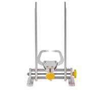 Harilla Truing Stand Wheel Alignment Station Balancing Tool Centering Rack With Stable Base Feet And Spring Loaded Clamp Aluminum Alloy Construction Suitable for home maintenance mechanics , Gold