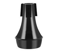 Harilla Trumpet Mute for Beginner Practical Professional Classic Jazz Practice Stage Performance Replacement Straight Mute, Black