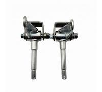 Harilla Vehicle Steering Bearing Kart Steering Joint Assembly Front Steering Linkage Tie Rod Hub Welded Structure Mounting Base, M17 Right Angle Axle With Fixed Seat Pair