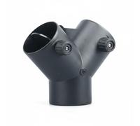 Harilla Vehicle Y Shaped Pipe Connector Triple Port Hose Fitting Smooth Routing Split Structure High Temperature Build for Parking Heater Control Suitable for